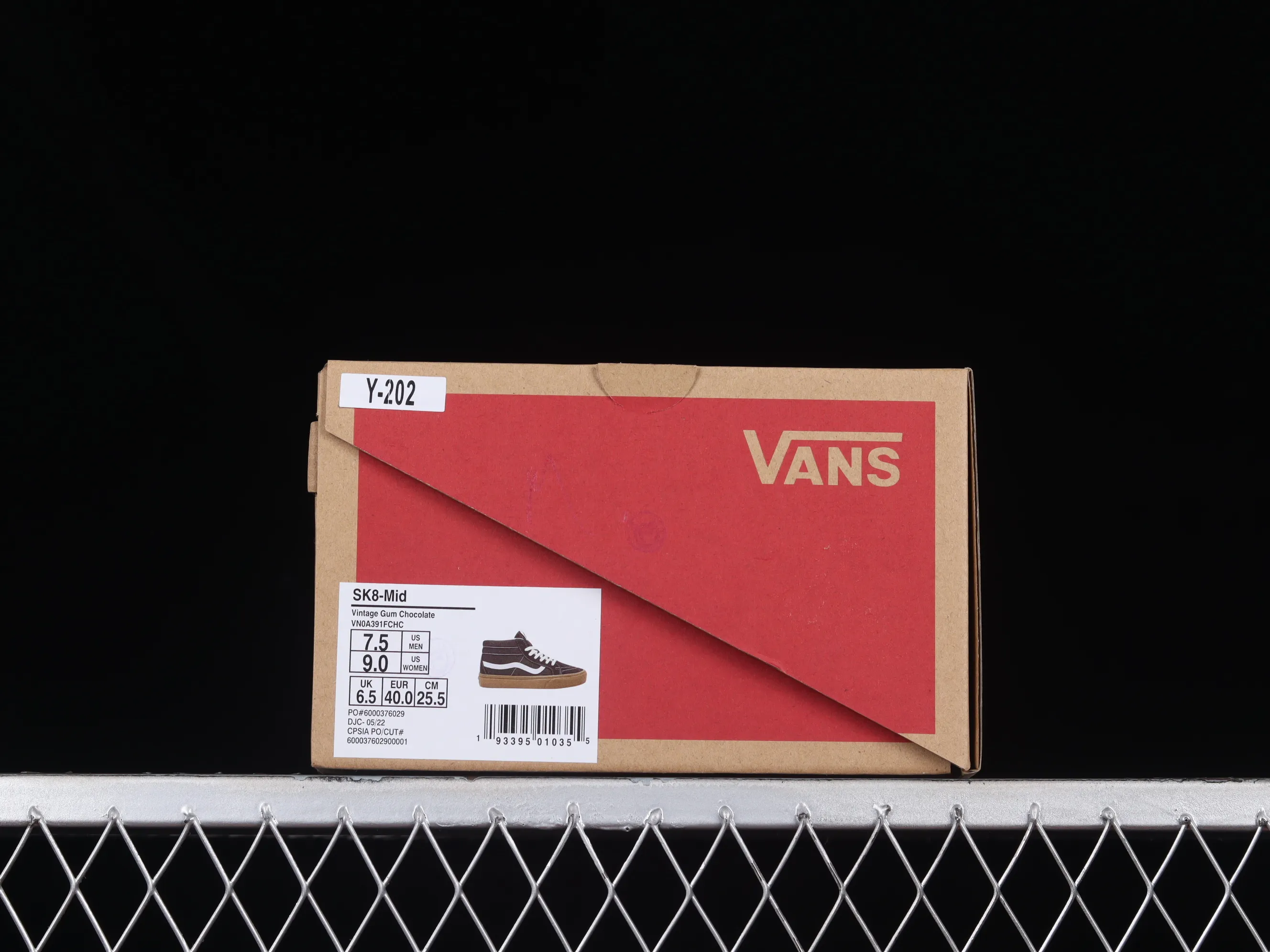 All categories Vans Vans series Vans Mid Vans China Vans SK8-Mid brown rubber retro mid-top professional skateboard shoes VN0A391FCHC